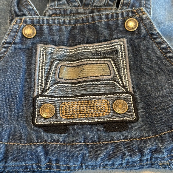 2005 Baby Old Navy Overalls - 6-12 Months with truck stitching on front - Picture 12 of 12